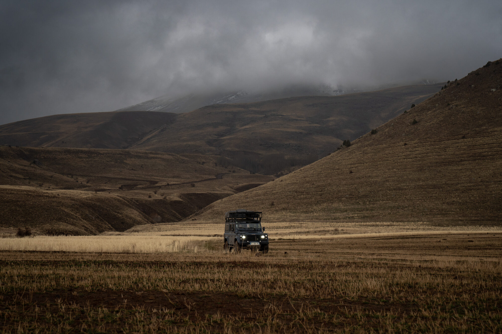 photo couleur de mon 4x4 Christopher pendant le voyage